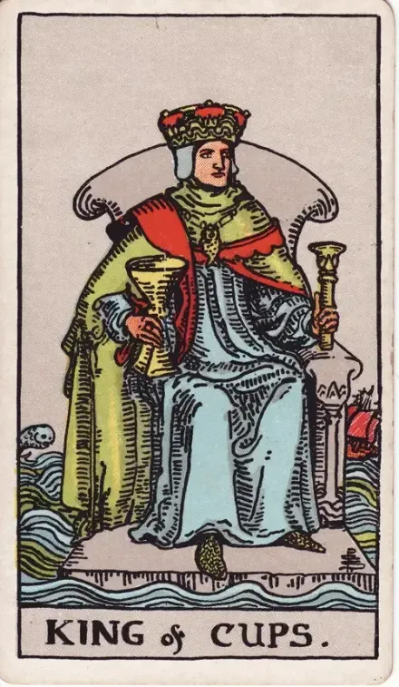King of Cups tarot card (Rider–Waite–Smith)