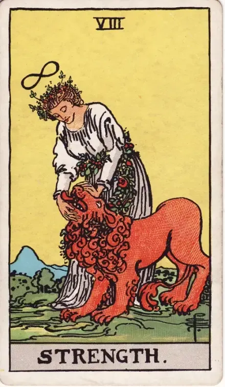 Strength tarot card (Rider–Waite–Smith)