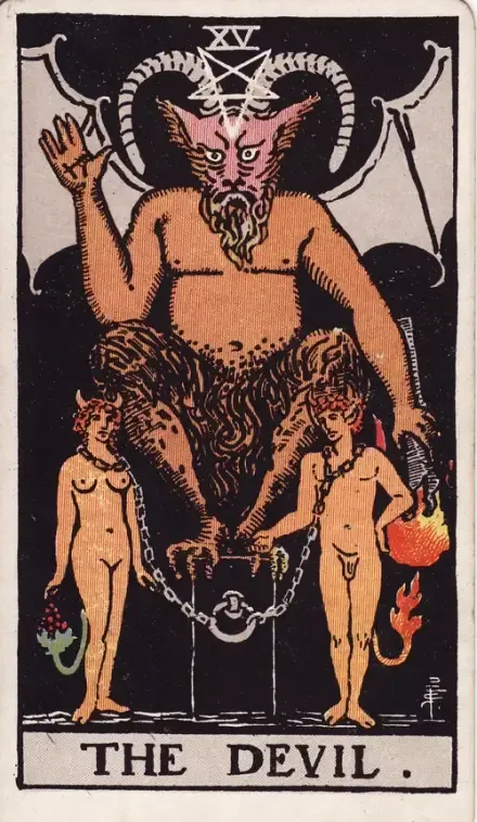 The Devil tarot card (Rider–Waite–Smith)